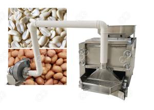 Quality Groundnut Peeler Nut Cutter Machine Half Peanut Separator 300-500 Kg / H Output wholesale