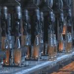 750ml Amber Container Glass Production Line for Beer Bottle