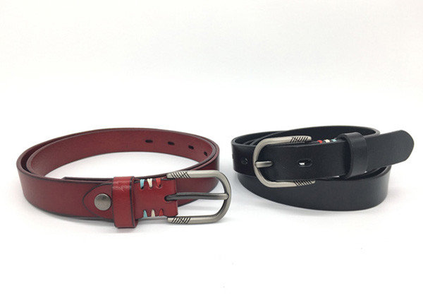 Vintage Phthalate Free 2.5cm Womens Genuine Leather Belt