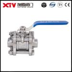 Xtv 3PC 3/4 Inch Stainless Steel Butt Weld Ball Valve Made in for Thread End to