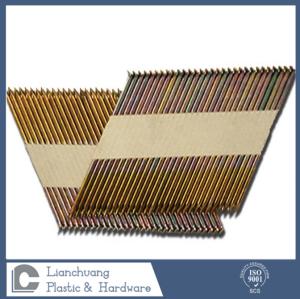 Quality Clipped D Head Paper Strip Nails , 3.33X83MM Smooth / Ring Shank Nails wholesale