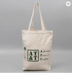 Eco-Friendly 6oz 175gsm Reusable Natural Cotton Fabric Bag Large Capacity for