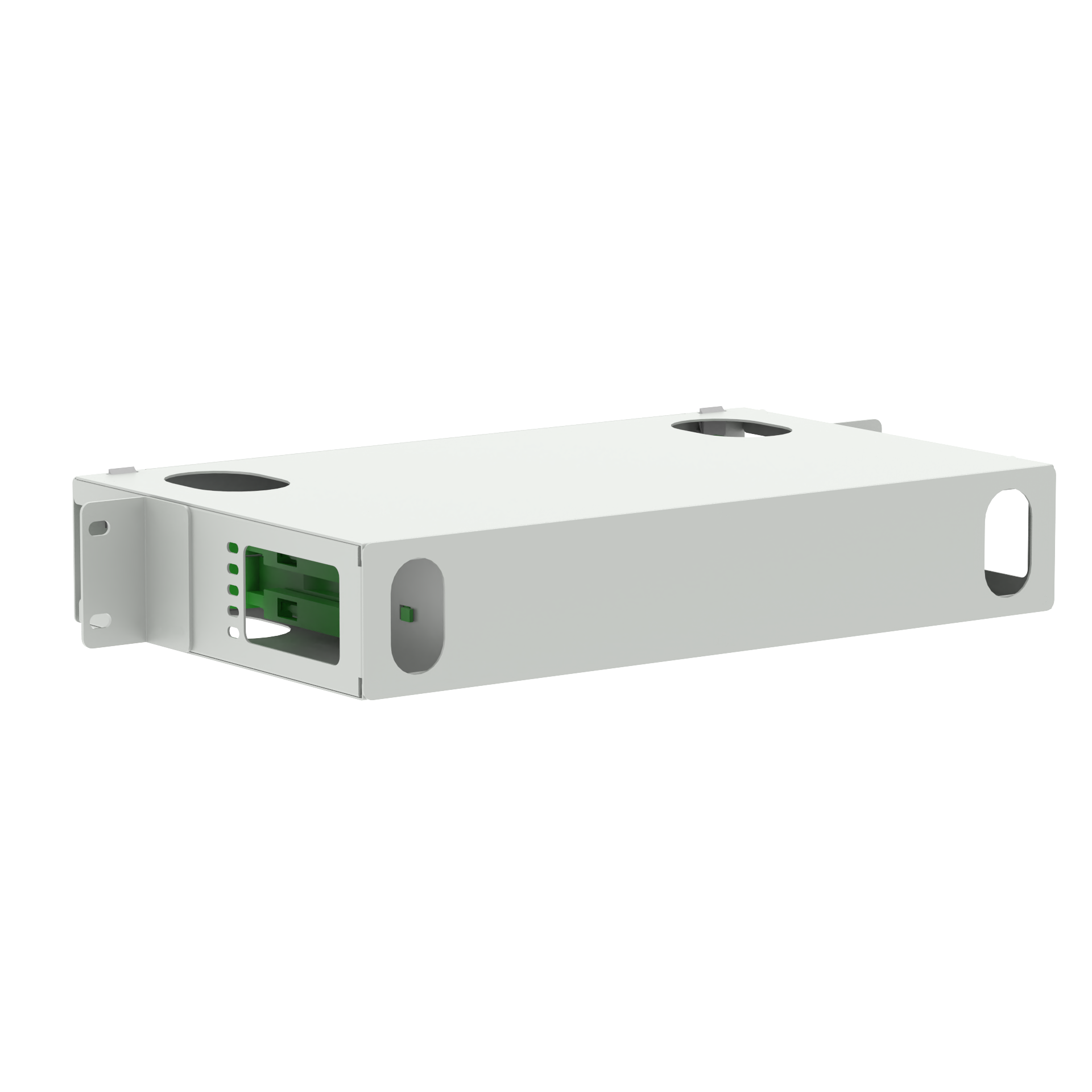 Gray LC Type 24 Ports Fiber Optic Distribution Patchpanel for Space-Saving Data Center
