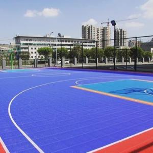 Quality Customized Color PP Tiles Sports Flooring For Outdoor Sport Courts wholesale