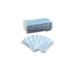 Earloop 3 Ply Surgical Face Mask With Adjustable Plastic Nose Clip