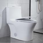One Piece CUPC Toilet Siphonic Washdown Water Closet NO Leaks