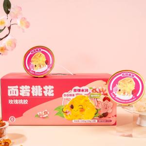 Quality Zero Addition Rose Resep Peach Gum Jelly White Fungus Dessert 168g wholesale