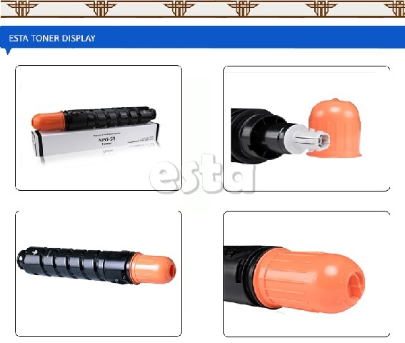 NPG50 Compatible Copier Toner IR -2530 IR -2535 IR -2545 GPR34 / 35 CEXV33