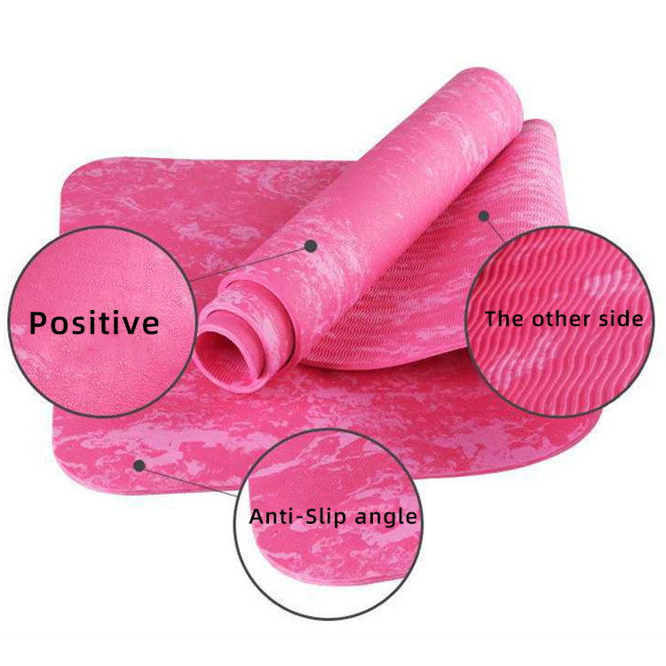 Factories Price Camouflage TPE 8mm Thickened Non Slip Yoga Matt For Pilates Beginner