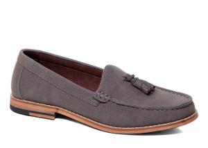 Quality Grey Mens Suede Slip On Dress Shoes , Fashion Mens Casual Flats For Party wholesale