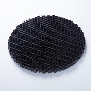 Quality Round Black Aluminum Honey Comb Louver 2mm Side Length wholesale