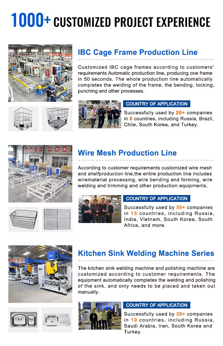Hwashi Custom IBC Welding Machine Automatic Bulk Container Production Line