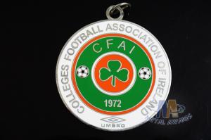 Quality Trefoil Circle Design Imitation Hard Enamel Zinc Alloy Custom Sports Medals School Medallon wholesale