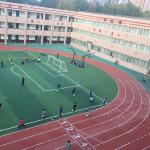 Waterproof 13mm Synthetic Rubber Flooring Outdoor Running Track Red Blue Green