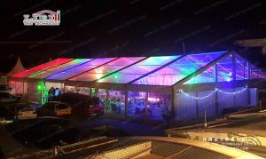 Quality Waterproof Luxury Outdoor Event Tents With Transparent PVC Fabric Roof wholesale