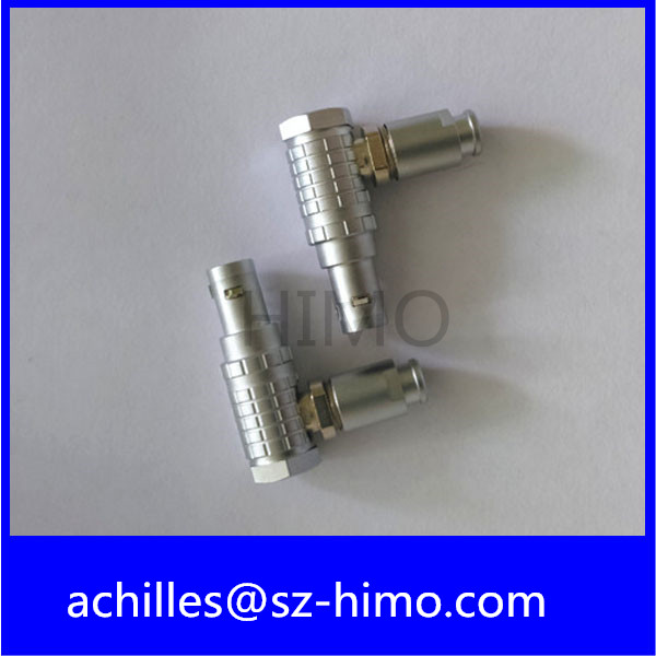 right angel connector male terminal lemo 5 pin