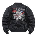 Windbreak Bomber Men's Embroidered Jacket Casual Lightweight