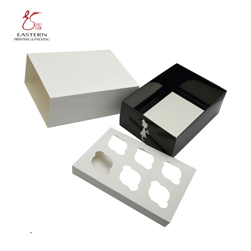 Easy To Assemble Cupcake Paper Box For Cake Craft And Box Customized