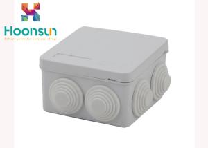 Quality Light Grey 85 * 85 * 50 Size Armoured Cable Junction Box Waterproof Protection wholesale