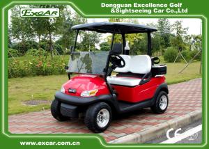 Quality Red Color Trojan Battery Mini Electric Golf Car 48V Buggy Car wholesale