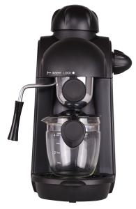 Quality Black 220V Espresso Machine , 240ml Small Espresso Machine With Steamer wholesale