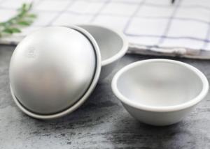 Quality Creative 3D Aluminum Hemisphere Tin Cake Baking Tool Half Ball Sphere Bath Bomb Cake Pan wholesale