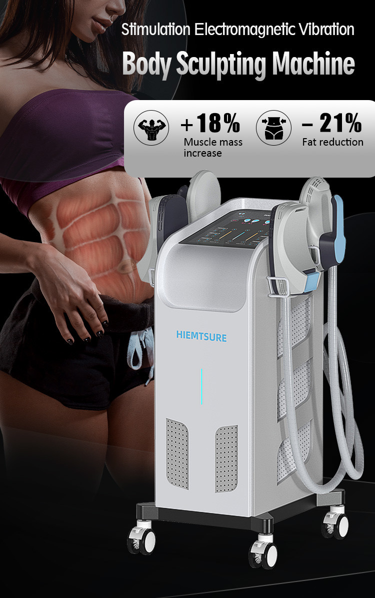 Non Invasive Body Shaping Slimming Machine 50Hz 60Hz EMS Fat Burning Machine
