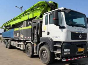Quality 2021 Zoomlion 62m Sitrak Chassis Remote Control Boom Hydraulic Truck Mounted Concrete Pump Truck for Readymix Construction wholesale