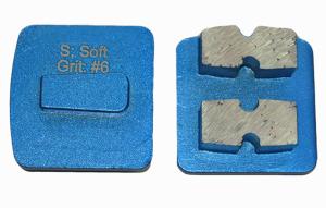 Quality Concrete Floor Metal Abrasive Shoes Diamond Grinding Pads For Husqvarna Redi - Lock wholesale