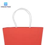 Offset Printing 16x6x12 Shopping Bags Twisted Handles Kraft Paper Bags With Logo