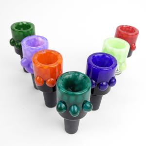 Quality Adult Smoking Water Pipe Accessories Heady Oil Rig Glass Bowls Multi Design wholesale