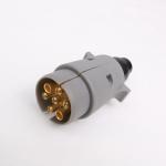 Matte Surface 7 Pole European Trailer Plug Waterproof 12v S Type Connector