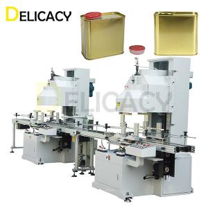 China 380V Tin Can Making Machine For 0.5L Square Tin Cans Automatic Seaming Machine on sale