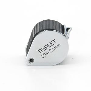 Quality Rubber Coated Triplet Jewelry Gem Loupe With 21mm Lens wholesale