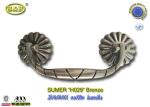 H029 metal coffin handleFuneral Accessories Hardware bronze color size 19.5*8
