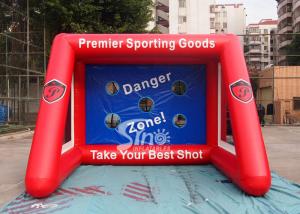 Quality Kids N Adults Inflatable Football Goal Games With Big Shoot wholesale