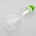 Clear Plastic Shower Gel 600ml Shampoo Pump Bottles