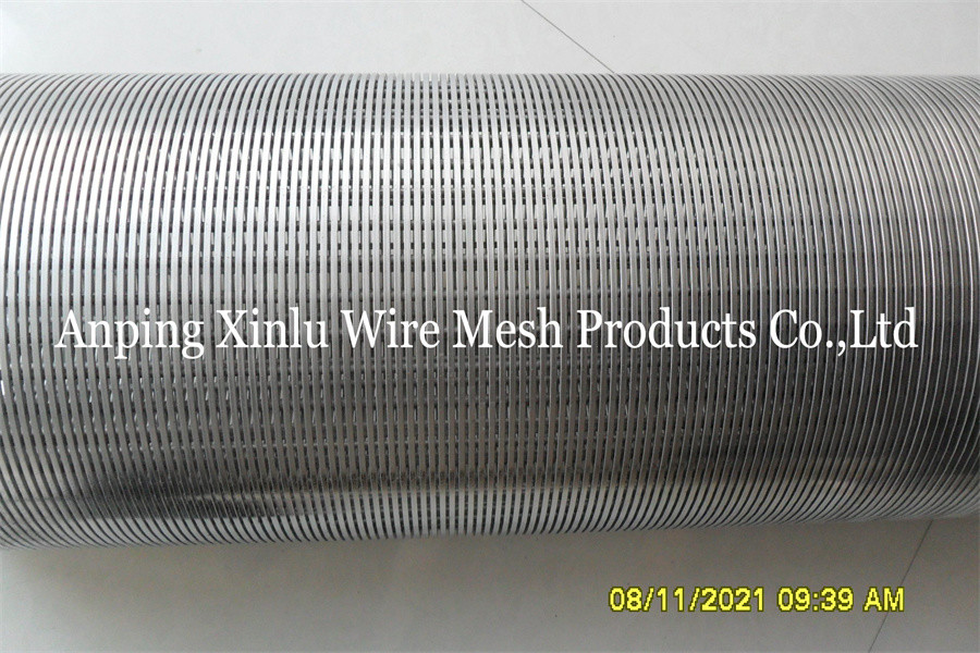10-3/4" Diameter Wire Wrapped Filter Screen Pipe featuring 2.3x3.5mm Support Wire Well Strainer Tube