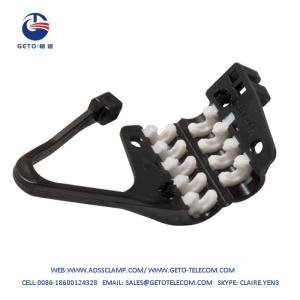 Quality 1KN Plastic ADSS Suspension Clamp Short Span Drop Cables wholesale
