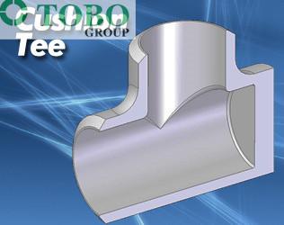 Steel 1" DN25 STD Pipe Fittings ANSI B16.5 316 304 Cushion Tee Stainless Steel