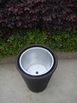 UV Resistant Cane / Wicker Flower Pot For Restaurant Office Bar