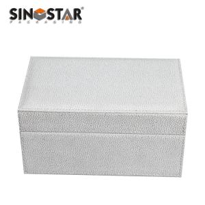 Quality Customized Leather Jewelry Box with Exw Term Storage Available wholesale