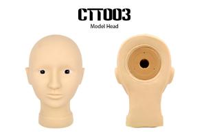 Quality Face Painting Permanent Makeup Practice Head , Soft Rubber 3D Head Model wholesale