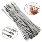 Fireproof Fiber Optic Components Self - Locking Type Stainless Steel Strap Metal