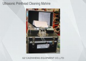 Quality Flush Liquid Ultrasonic Printhead Cleaning Machine , Black Heated Ultrasonic Cleaner wholesale