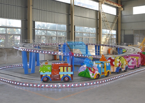 Mini Indoor Roller Coaster , Mini Shuttle Rides With Gorgeous Lights
