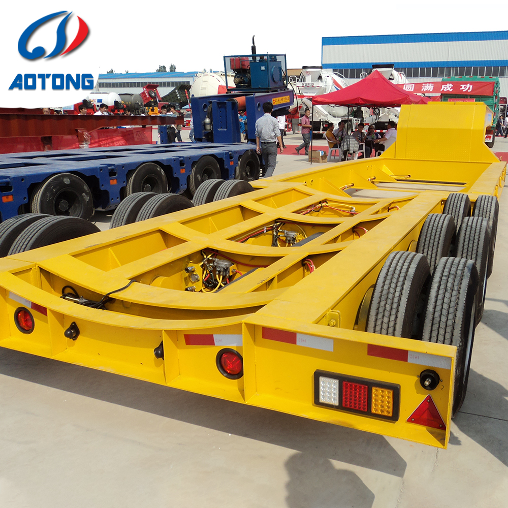 50m Wind Blade Transport Trailer with All Wheel Drive and Standard 28Ton Landing Gear