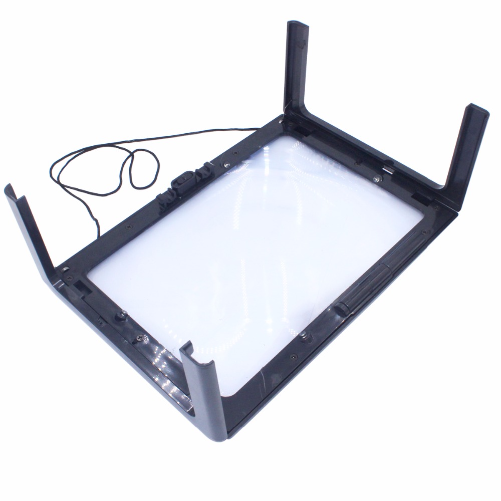 3X Desk Folding Magnifying Glass for Reading Sewing Knitting