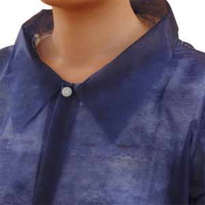 Quality Disposable SMS Nonwoven Chemistry Lab Coat wholesale
