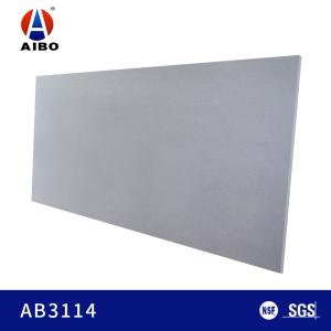 Quality 20mm Thick Pure Grey Artificial Quartz Kitchen Countertop All around the world wholesale